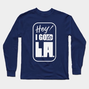 I go to Los Angeles_silver Long Sleeve T-Shirt